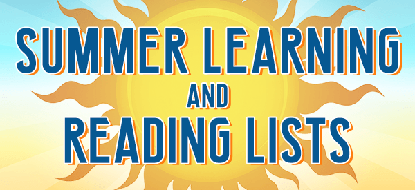 Summer Learning and Reading Lists