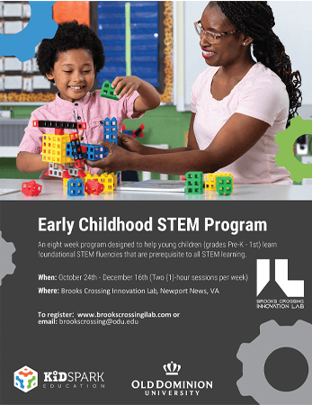 Early Childhood STEM Program, Oct 24-Dec 16