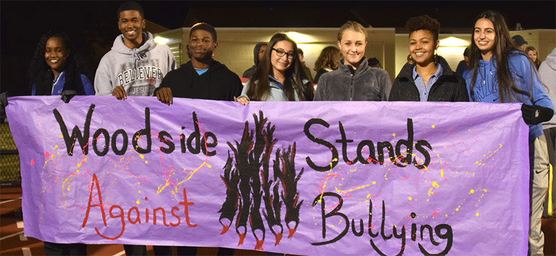 Woodside students STAND against bullying
