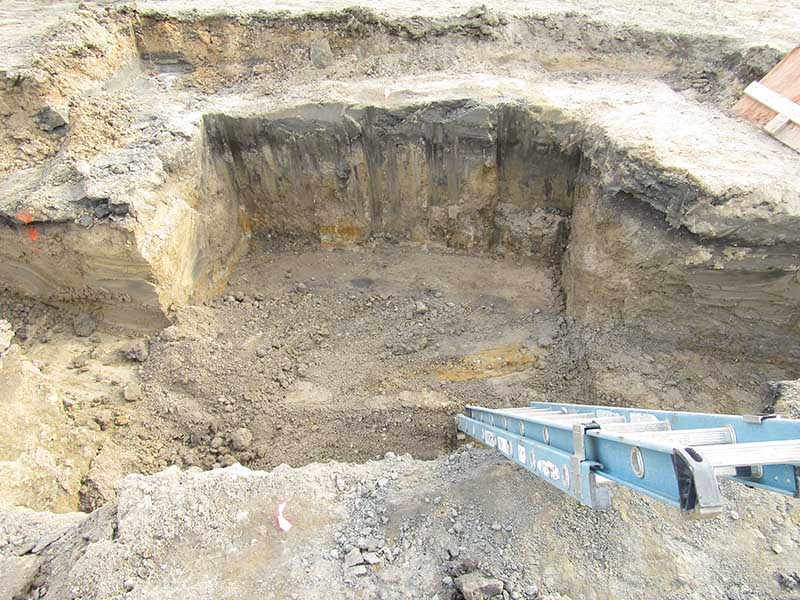 Elevator Pit Excavation Zone B