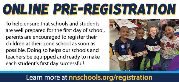 Online Pre-registration at NNPS