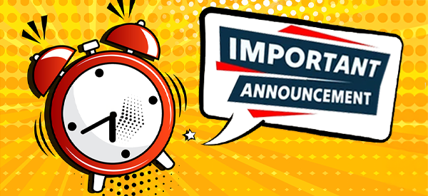 Important Announcement