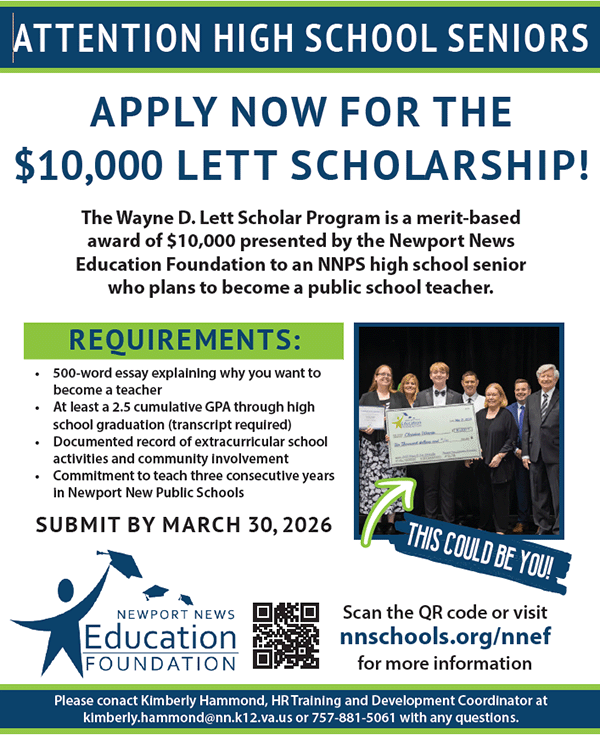Download flyer: Apply for the Lett Scholarship