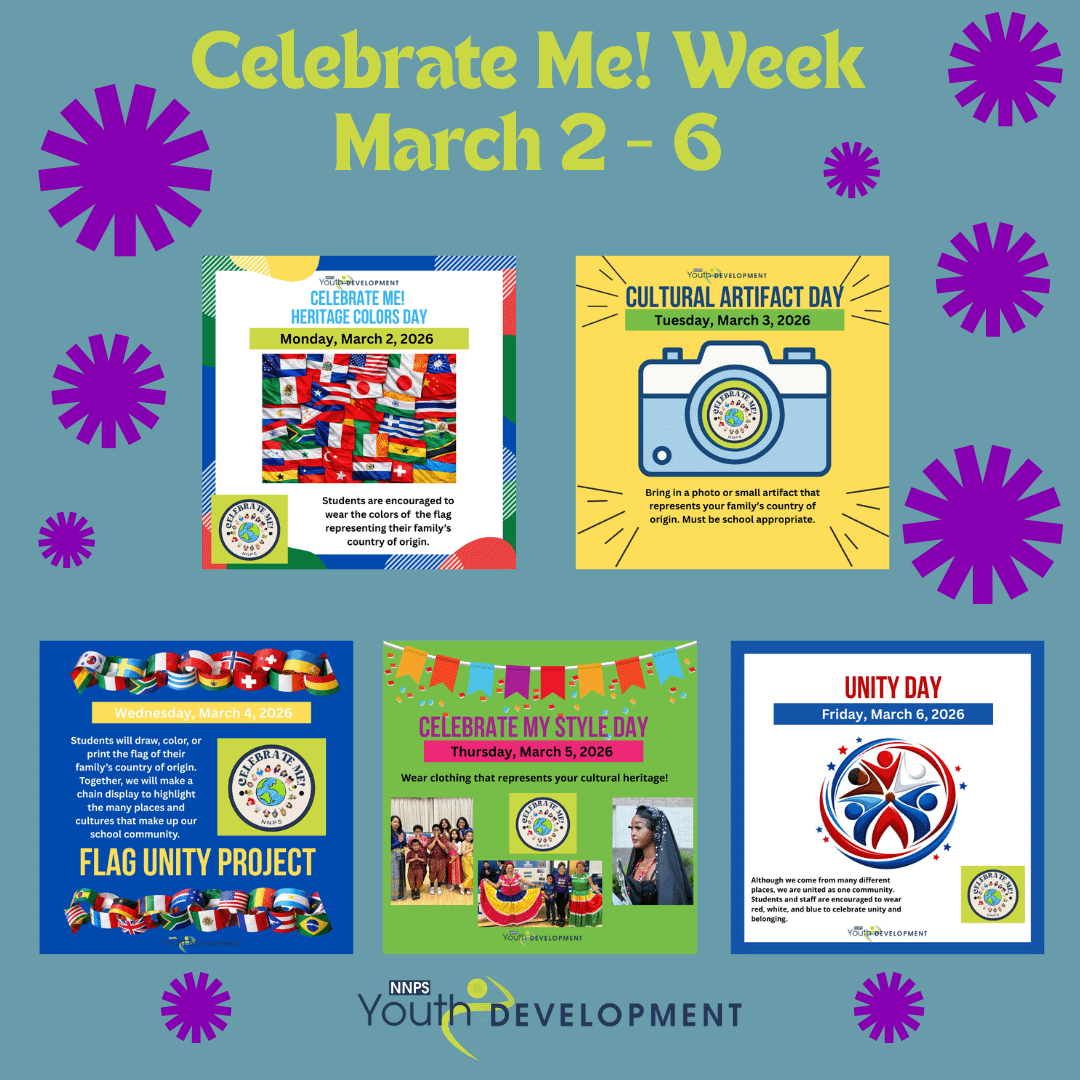 Celebrate Me Activities, March 2-6, 2026